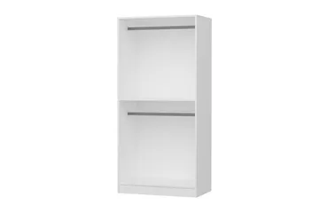 Fruitland Garderobeskap 90 cm i Malt Tre - Hvit - Oppbevaring - Klesoppbevaring - Garderober & garderobesystem