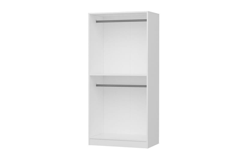 Fruitland Garderobeskap 90 cm i Malt Tre - Hvit - Oppbevaring - Klesoppbevaring - Garderober & garderobesystem