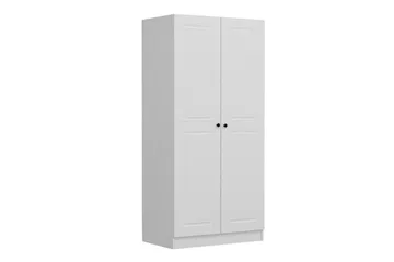 Fruitland Garderobeskap 90 cm i Malt Tre - Hvit - Oppbevaring - Klesoppbevaring - Garderober & garderobesystem