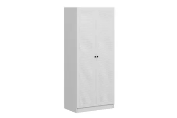 Fruitland Garderobeskap 90 cm i Malt Tre - Hvit - Oppbevaring - Klesoppbevaring - Garderober & garderobesystem