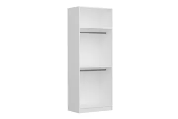 Fruitland Garderobeskap 90 cm i Tre - Hvit - Oppbevaring - Klesoppbevaring - Garderober & garderobesystem