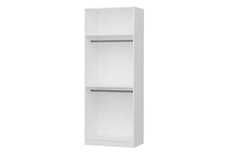 Fruitland Garderobeskap 90 cm i Tre - Hvit - Oppbevaring - Klesoppbevaring - Garderober & garderobesystem