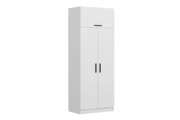 Fruitland Garderobeskap 90 cm i Tre - Hvit - Oppbevaring - Klesoppbevaring - Garderober & garderobesystem