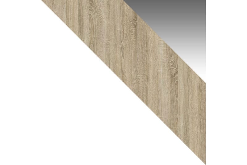 Garderobe + LED - Hvit / Eik - Oppbevaring - Klesoppbevaring - Garderober & garderobesystem - Garderobeskap & klesskap