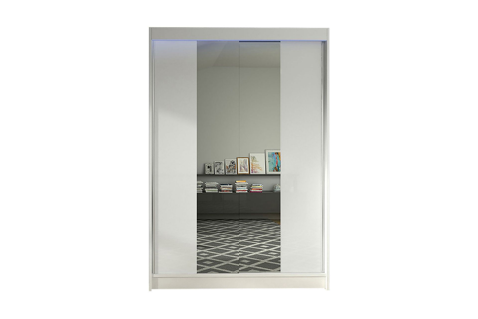 Garderobe + LED - Hvit - Oppbevaring - Klesoppbevaring - Garderober & garderobesystem