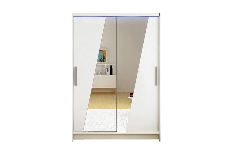 Garderobe + LED - Hvit - Oppbevaring - Klesoppbevaring - Garderober & garderobesystem