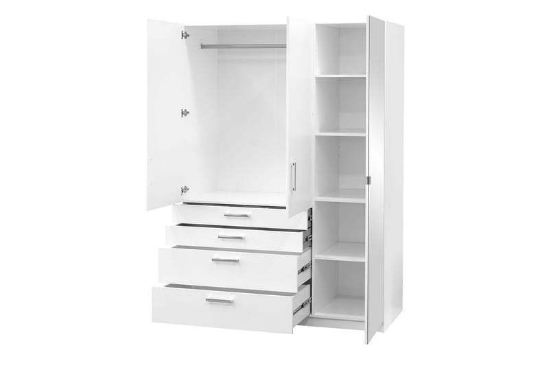 Garderobe 150 - Hvit - Oppbevaring - Klesoppbevaring - Garderober & garderobesystem