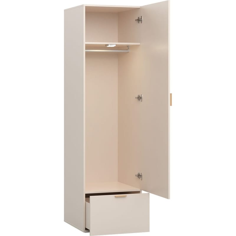 Garderobe 4 You Fresh 1 Dør - Eik - Oppbevaring - Klesoppbevaring - Garderober & garderobesystem - Garderobeskap & klesskap