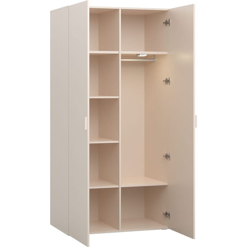 Garderobe 4 You Fresh 2 Dører - Sandbeige - Oppbevaring - Klesoppbevaring - Garderober & garderobesystem - Garderobeskap & klesskap