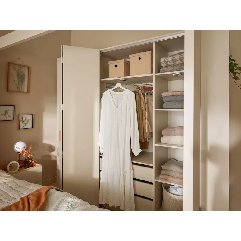 Garderobe 4 You Fresh 4 Dører - Eik, 240,6 cm - Oppbevaring - Klesoppbevaring - Garderober & garderobesystem - Garderobeskap & klesskap