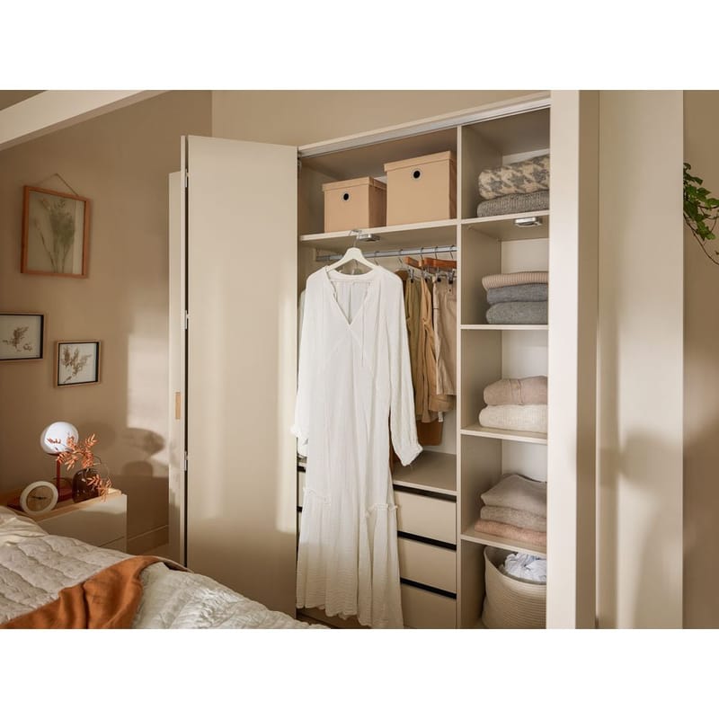 Garderobe 4 You Fresh 4 Dører - Eik, 240,6 cm - Oppbevaring - Klesoppbevaring - Garderober & garderobesystem - Garderobeskap & klesskap