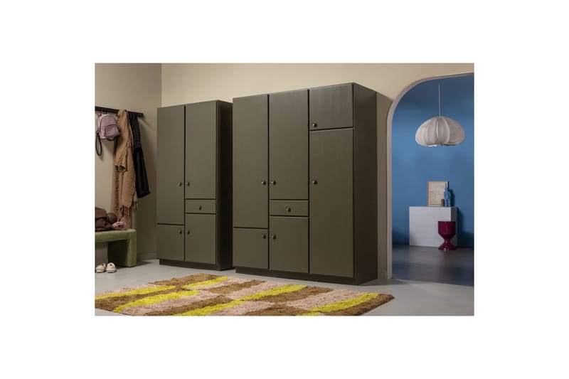 Garderobe Alfie - 107 cm - Oppbevaring - Klesoppbevaring - Garderober & garderobesystem