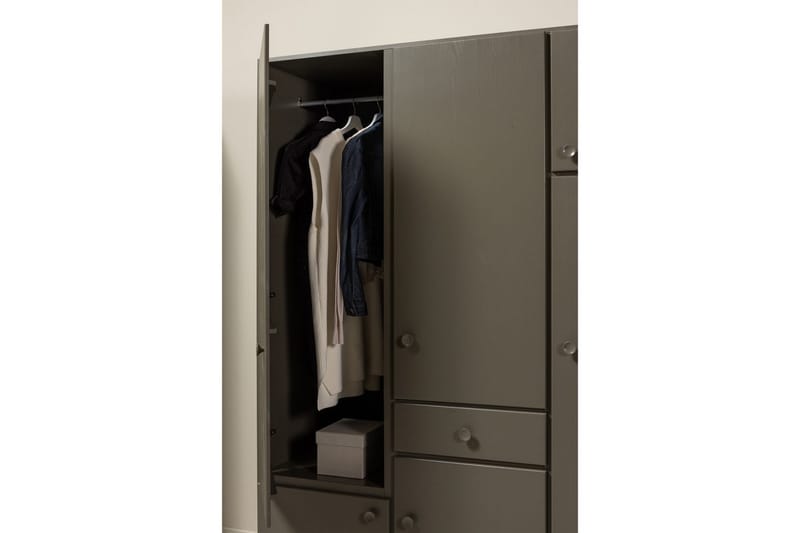 Garderobe Alfie - 160 cm - Oppbevaring - Klesoppbevaring - Garderober & garderobesystem