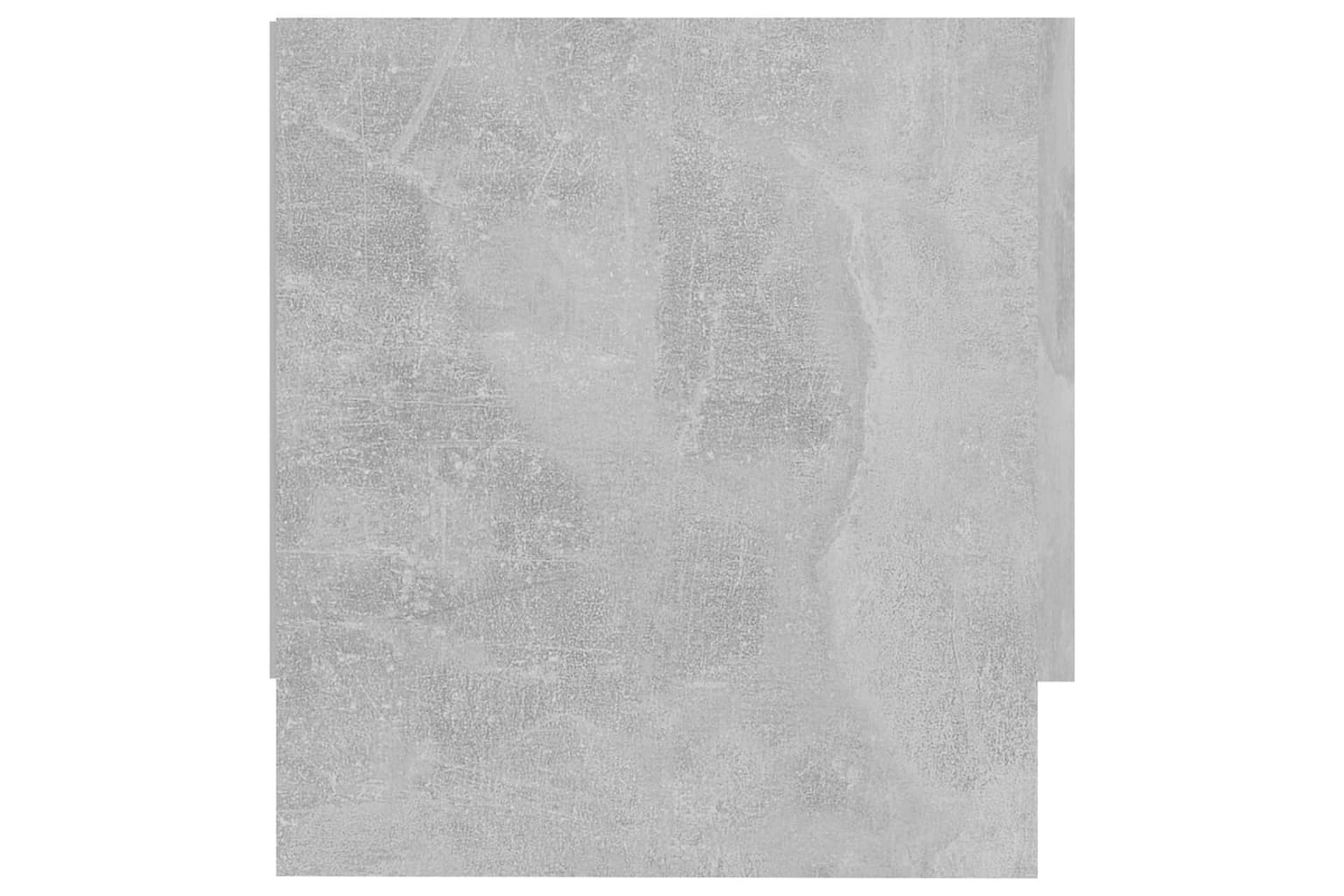 Garderobe betonggrå 100x32,5x35 cm sponplate - Grå - Oppbevaring - Klesoppbevaring - Garderober & garderobesystem