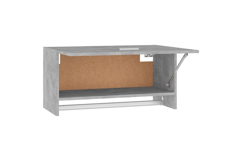Garderobe betonggrå 70x32,5x35 cm sponplate - Grå - Oppbevaring - Klesoppbevaring - Garderober & garderobesystem