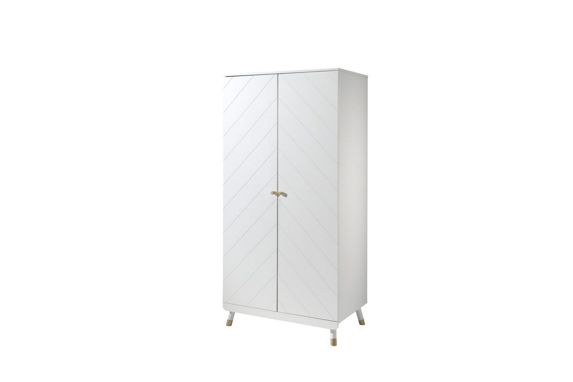 Garderobe Billy Hvit 2-dørs - 2-dørs