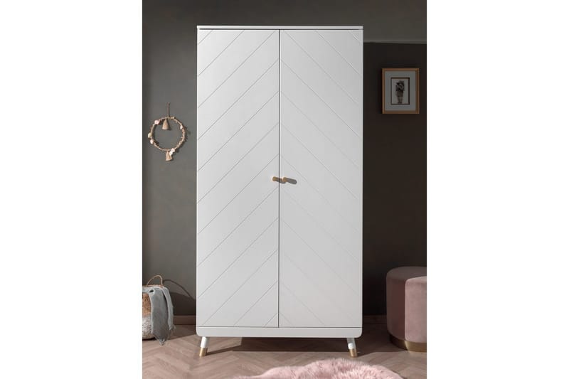 Garderobe Billy Hvit 2-dørs - 2-dørs - Oppbevaring - Klesoppbevaring - Garderober & garderobesystem
