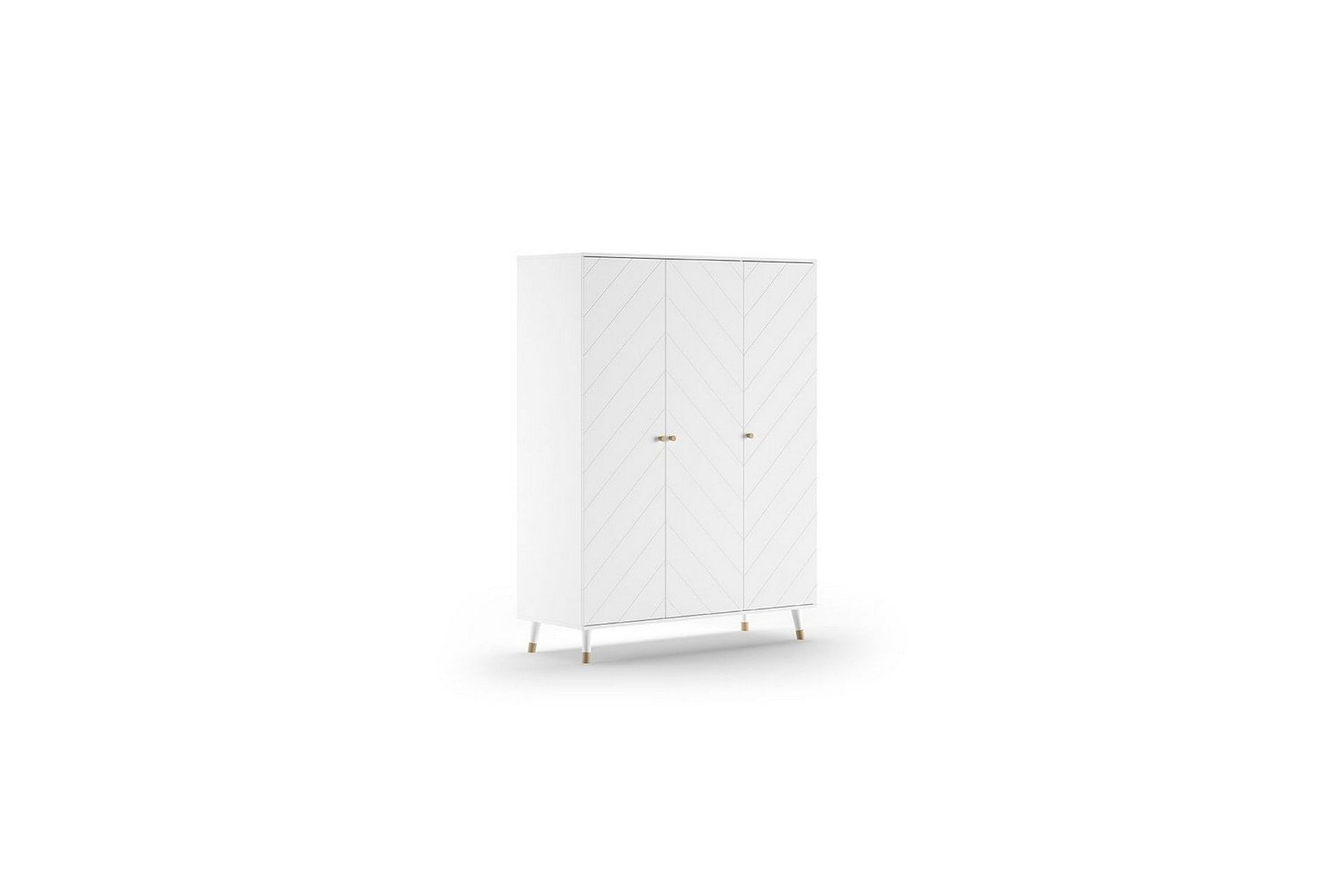 Garderobe Billy Hvit 3-dører - 3-dører