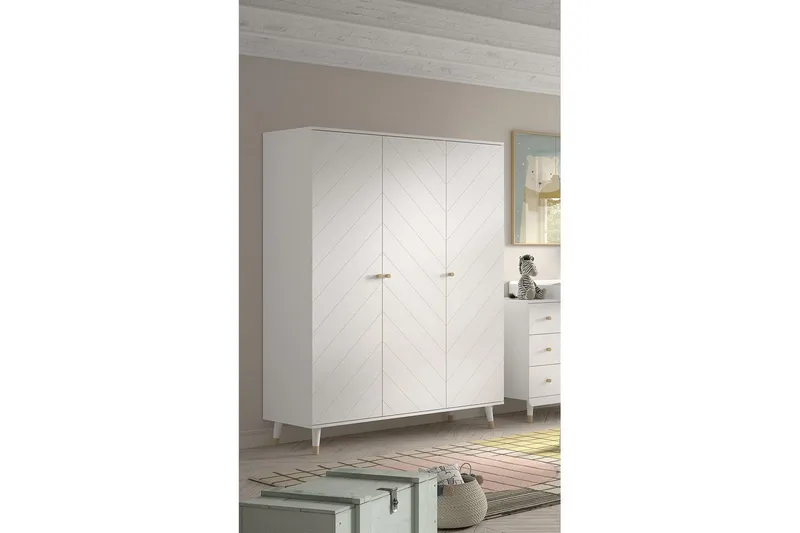 Garderobe Billy Hvit 3-dører - 3-dører - Oppbevaring - Klesoppbevaring - Garderober & garderobesystem