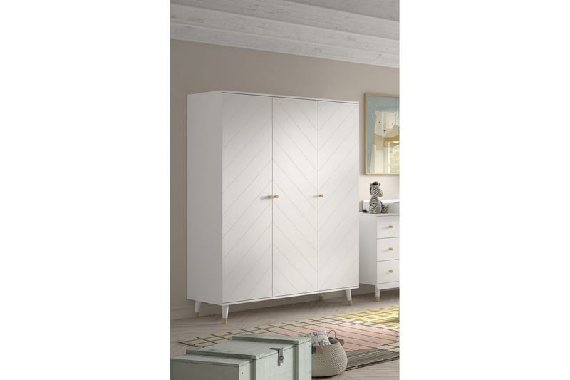 Garderobe Billy Hvit 3-dører - 3-dører - Oppbevaring - Klesoppbevaring - Garderober & garderobesystem