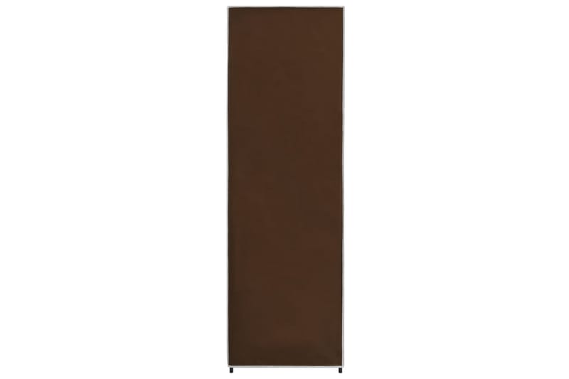 Garderobe brun 87x49x159 cm stoff - Oppbevaring - Klesoppbevaring - Garderober & garderobesystem
