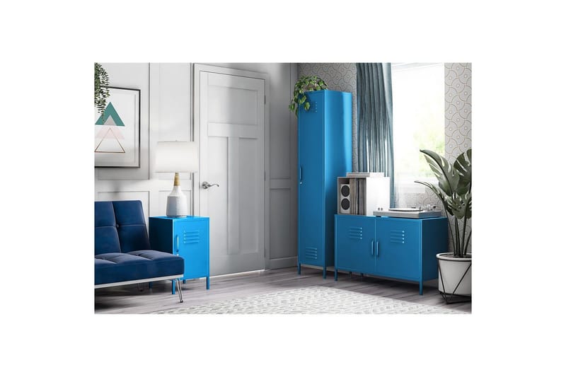 Garderobe Cache Blå - Blå - Oppbevaring - Klesoppbevaring - Garderober & garderobesystem - Garderobeskap & klesskap