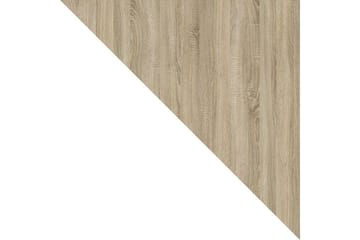 Garderobe Camino LED-belysning - Hvit/Eik - Oppbevaring - Klesoppbevaring - Garderober & garderobesystem