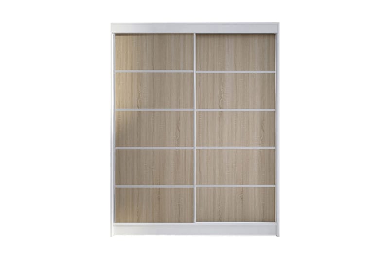 Garderobe Camino LED-belysning, Hvit/Eik