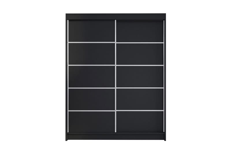 Garderobe Camino LED-belysning - Svart - Oppbevaring - Klesoppbevaring - Garderober & garderobesystem