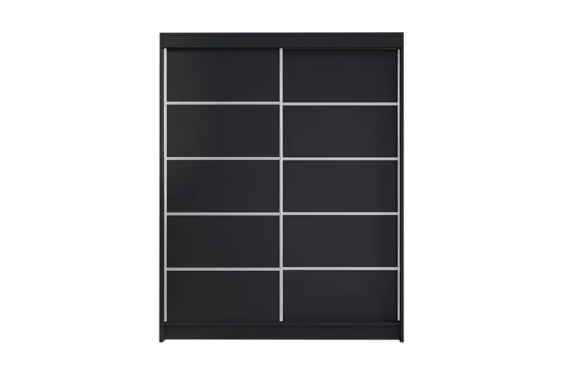 Garderobe Camino LED-belysning - Svart - Oppbevaring - Klesoppbevaring - Garderober & garderobesystem