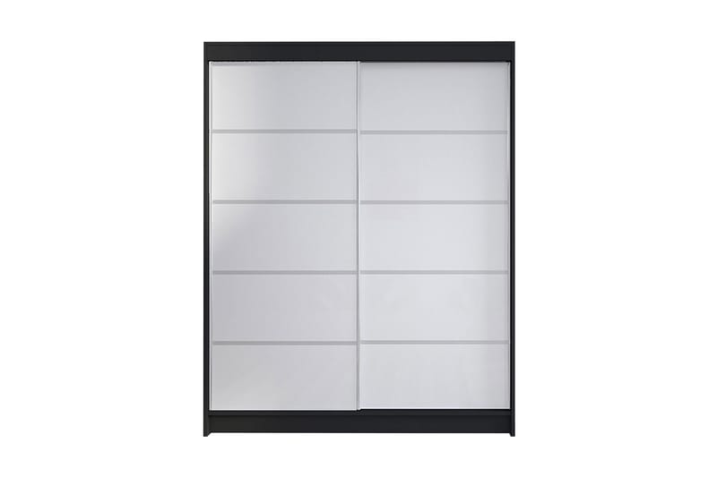 Garderobe Camino LED-belysning - Svart/Hvit - Oppbevaring - Klesoppbevaring - Garderober & garderobesystem