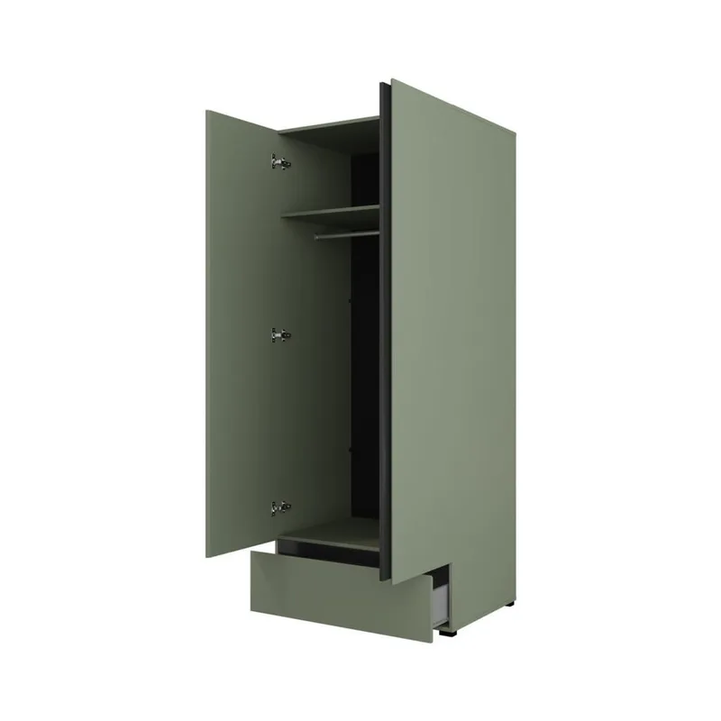 Garderobe Cross S 2 Dører 1 Skuff - Grønn - Oppbevaring - Klesoppbevaring - Garderober & garderobesystem