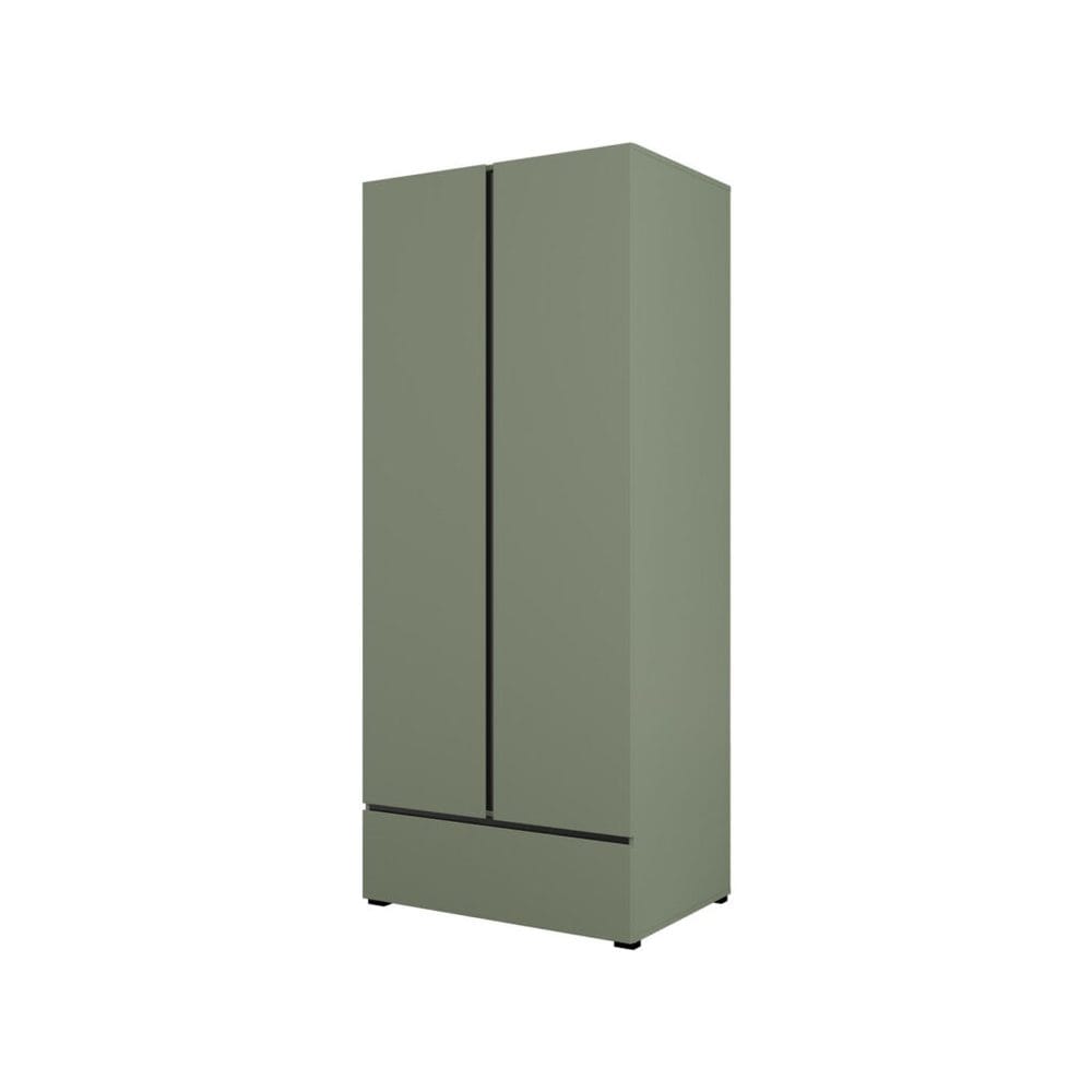 Garderobe Cross S 2 Dører 1 Skuff - Grønn