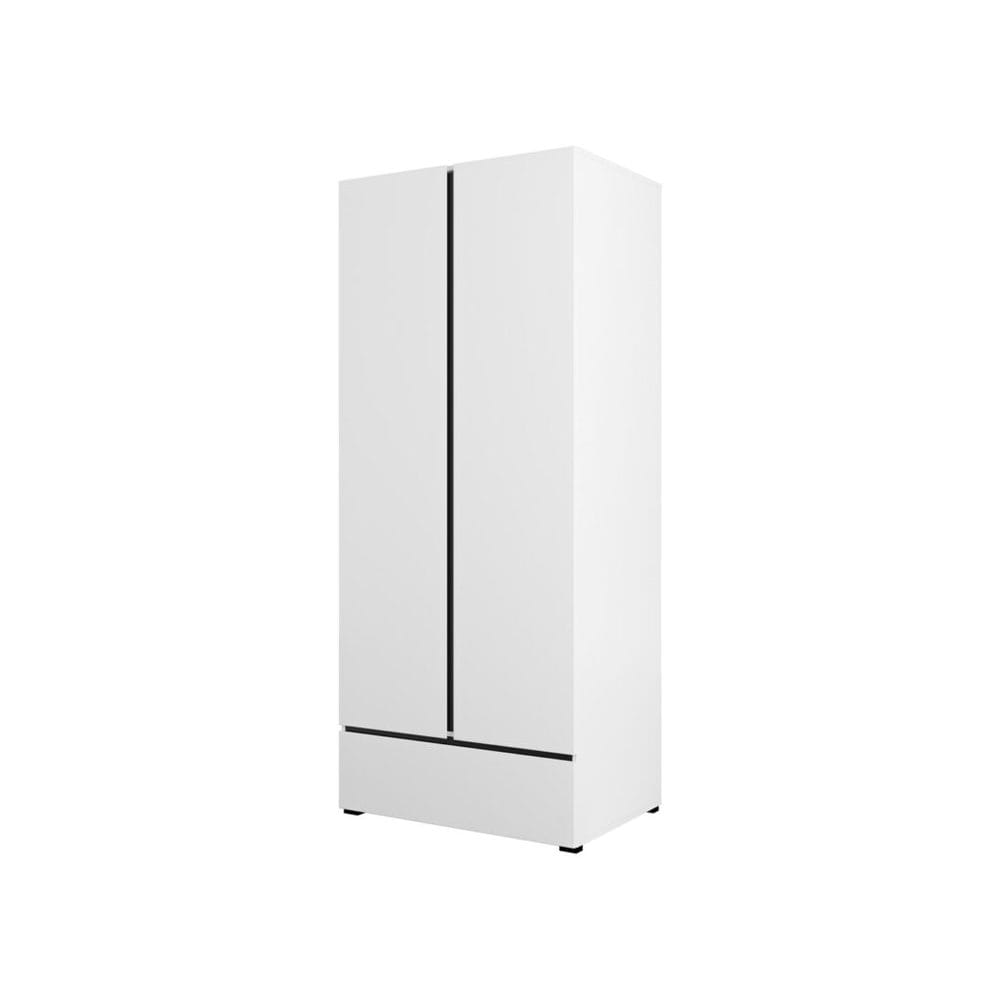 Garderobe Cross S 2 Dører 1 Skuff - Hvit