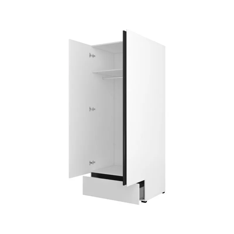 Garderobe Cross S 2 Dører 1 Skuff - Hvit - Oppbevaring - Klesoppbevaring - Garderober & garderobesystem