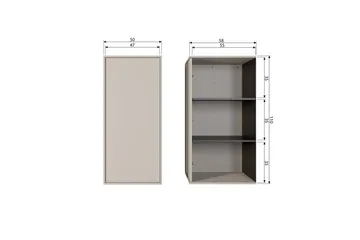 Garderobe Daglig 110x50 cm, Enkeltdør - 110x50 cm, Enkeltdør - Oppbevaring - Klesoppbevaring - Garderober & garderobesystem - Garderobeskap & klesskap