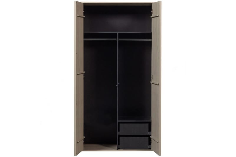 Garderobe Daglig 200x100 cm, Doble dører - 200x100 cm, Doble dører - Oppbevaring - Klesoppbevaring - Garderober & garderobesystem - Garderobeskap & klesskap