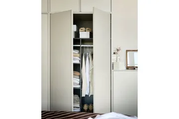 Garderobe Daglig 200x100 cm, Doble dører - 200x100 cm, Doble dører - Oppbevaring - Klesoppbevaring - Garderober & garderobesystem - Garderobeskap & klesskap