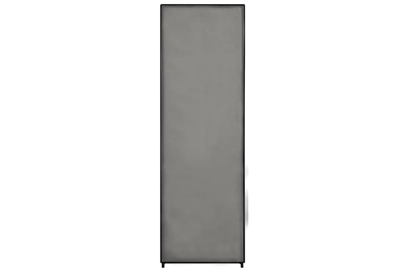 Garderobe grå 87x49x159 cm stoff - Oppbevaring - Klesoppbevaring - Garderober & garderobesystem