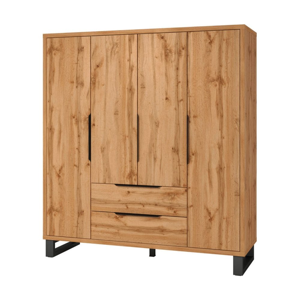 Garderobe Halle S 4 dører med 2 skuffer -