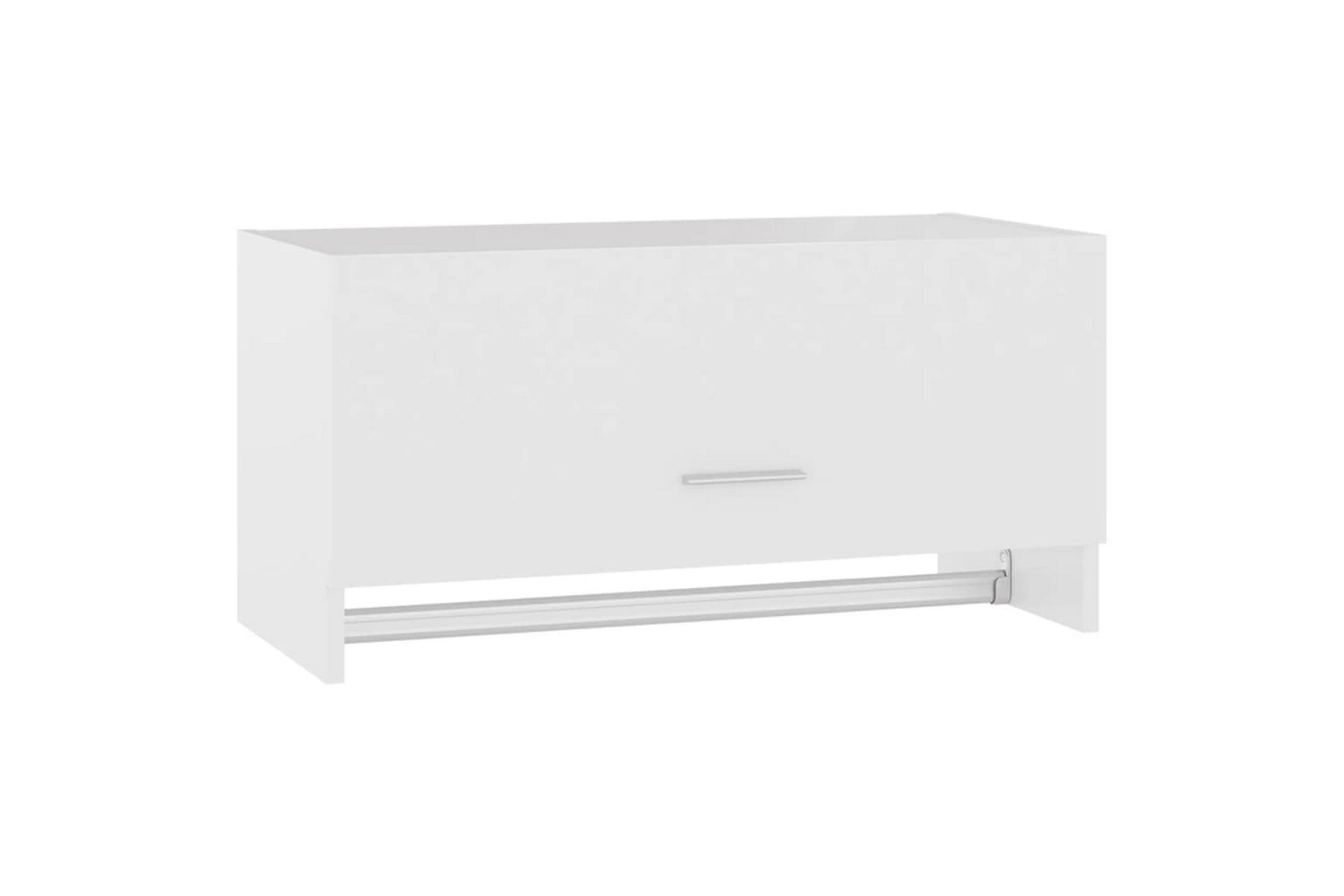 Garderobe hvit 70x32,5x35 cm sponplate - Hvit - Oppbevaring - Klesoppbevaring - Garderober & garderobesystem
