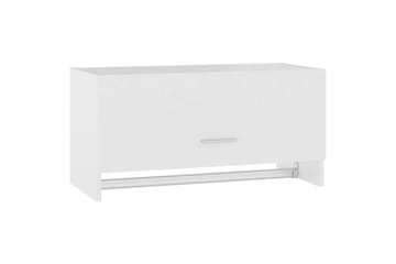 Garderobe hvit 70x32,5x35 cm sponplate - Hvit - Oppbevaring - Klesoppbevaring - Garderober & garderobesystem