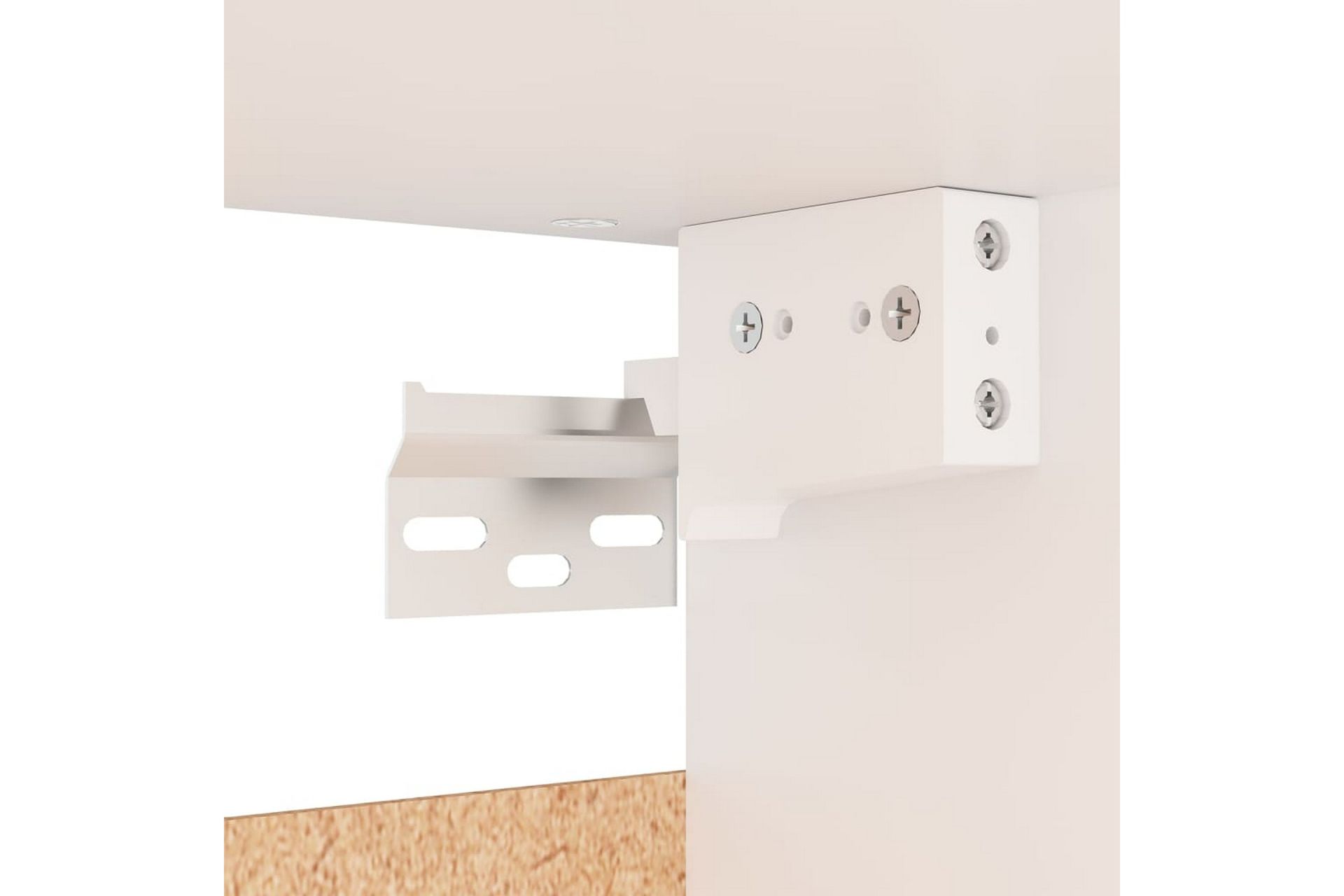Garderobe hvit 70x32,5x35 cm sponplate - Hvit - Oppbevaring - Klesoppbevaring - Garderober & garderobesystem