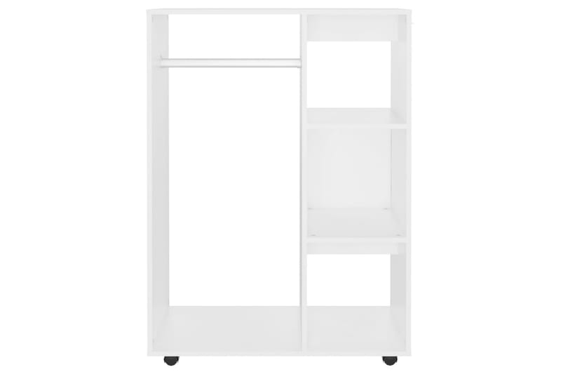 Garderobe hvit 80x40x110 cm sponplate - Hvit - Oppbevaring - Klesoppbevaring - Garderober & garderobesystem
