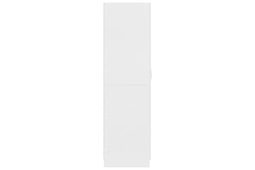 Garderobe hvit 80x52x180 cm sponplate - Oppbevaring - Klesoppbevaring - Garderober & garderobesystem