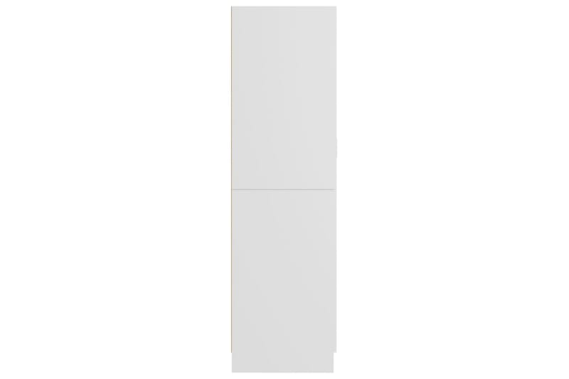 Garderobe hvit 82,5x51,5x180 cm sponplate - Hvit - Oppbevaring - Klesoppbevaring - Garderober & garderobesystem