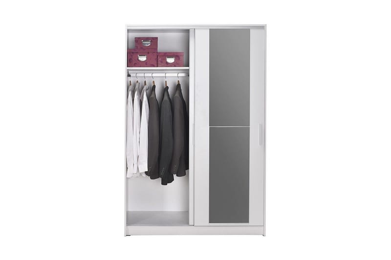 Garderobe Jovel Hvit - Hvit - Oppbevaring - Klesoppbevaring - Garderober & garderobesystem