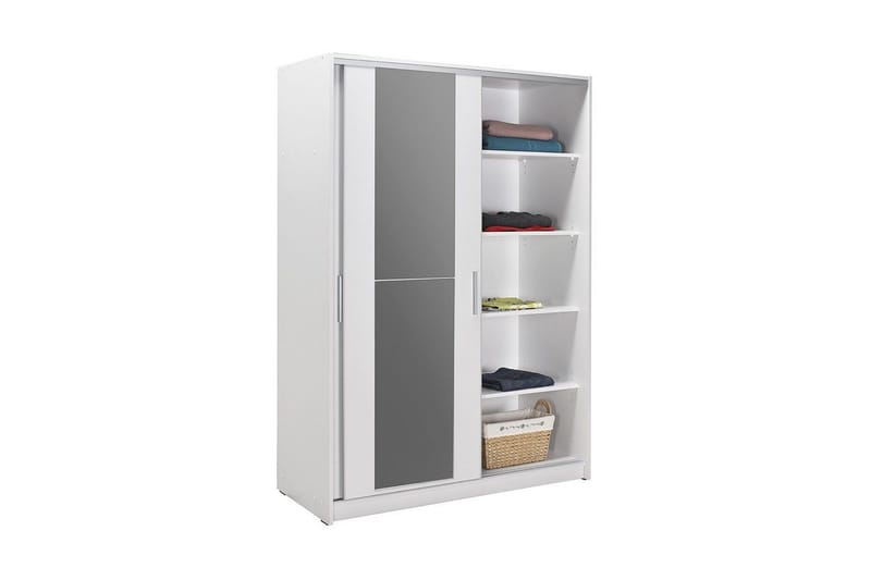 Garderobe Jovel Hvit - Hvit - Oppbevaring - Klesoppbevaring - Garderober & garderobesystem