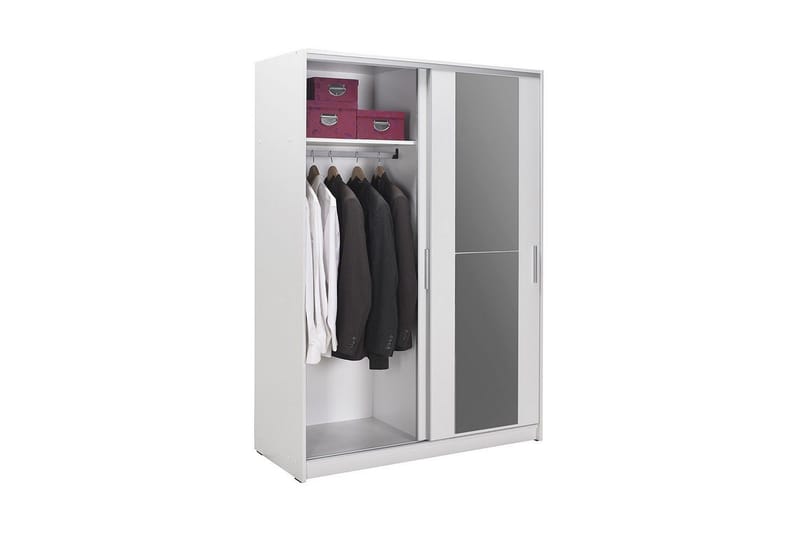 Garderobe Jovel Hvit - Hvit - Oppbevaring - Klesoppbevaring - Garderober & garderobesystem