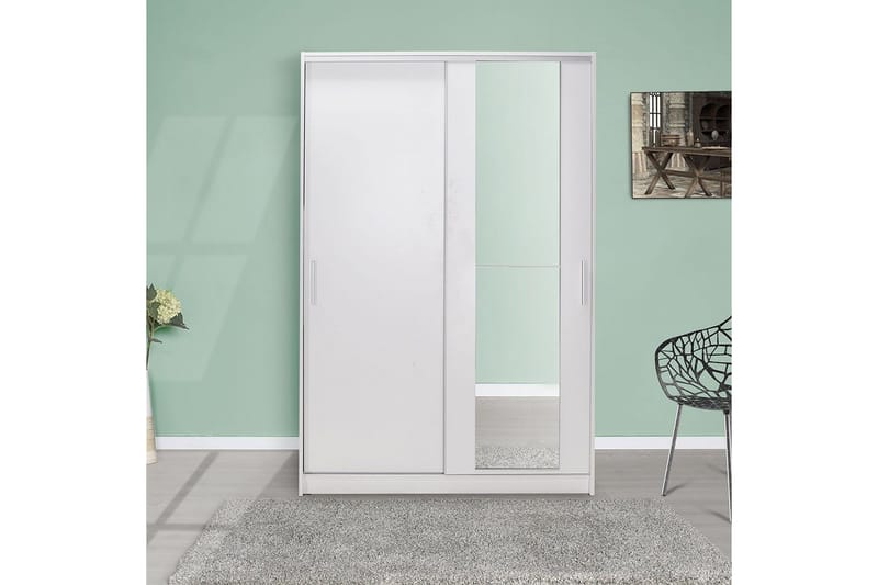 Garderobe Jovel Hvit - Hvit - Oppbevaring - Klesoppbevaring - Garderober & garderobesystem